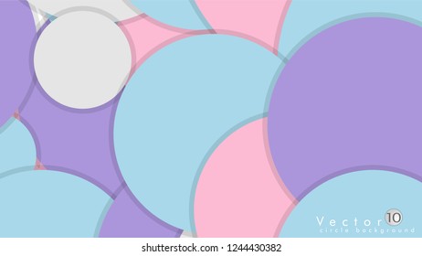 Vector Modern Design Circle template background