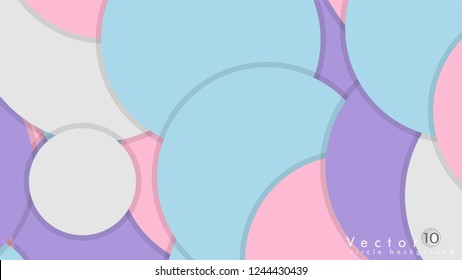 Vector Modern Design Circle template background