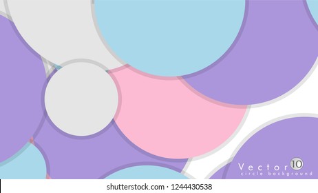Vector Modern Design Circle template background