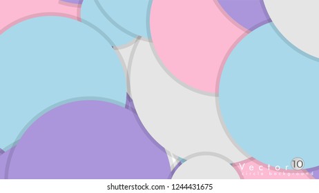 Vector Modern Design Circle template background
