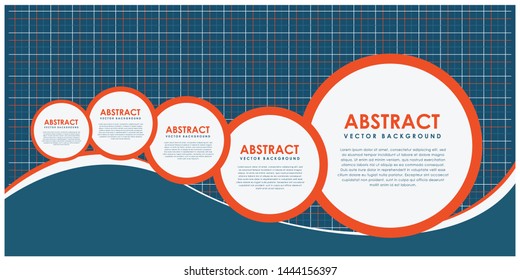 Vector Modern Design Circle template background