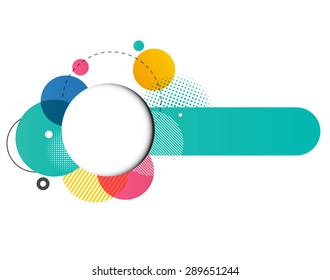 Vector Modern Design Circle template for infographics