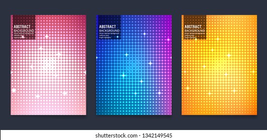 Vector Modern Design. Set of Posters With Abstract Backgrounds.