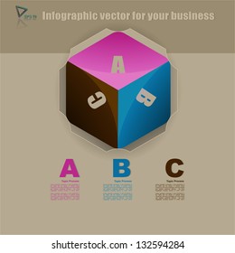 vector Modern Design template infographics , numbered banners , cutout lines , graphic or website layout vector