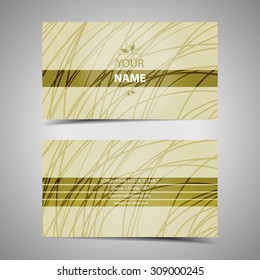 Vector modern designer business card templates 