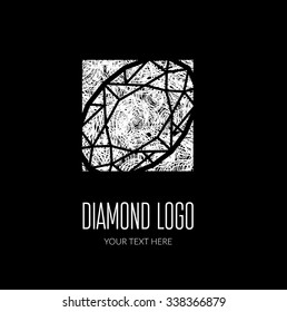 Vector modern diamond logo -  colorful design