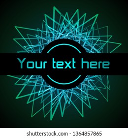 Vector modern digital template. Color equalizer