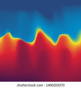 Vector Modern Dynamic Background with Blue Red and Yellow Colors