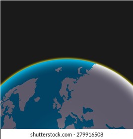 Vector modern earth  background. Eps 10 illustration
