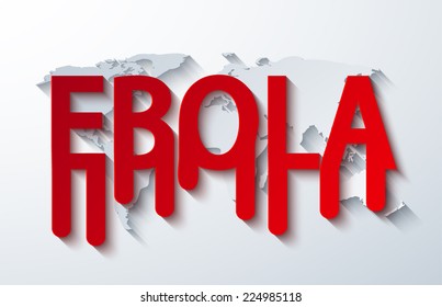 Vector modern ebola background. dangerous virus. Eps10