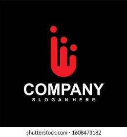 Vector modern education logo company . Universal education logo