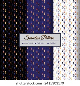 Vector moderno y elegante hermoso patrón de forma geométrica ornamental.