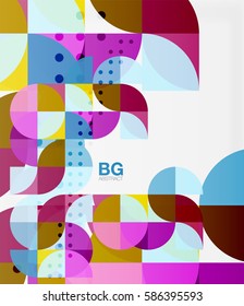 Modernes, elegantes Rundbanner mit Vektorgrafik. Vektorvorlagenhintergrund für das Workflowlayout, -diagramm, -nummeroptionen oder Webdesign
