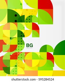 Vector modern elegant circle banner. Vector template background for workflow layout, diagram, number options or web design