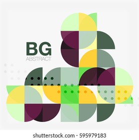 Banner de círculo moderno y elegante. Fondo de plantilla de vector para diseño de flujo de trabajo, diagrama, opciones de número o diseño web