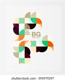Banner de círculo moderno y elegante. Fondo de plantilla de vector para diseño de flujo de trabajo, diagrama, opciones de número o diseño web