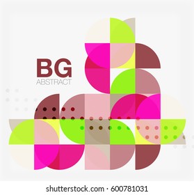 Banner de círculo moderno y elegante. Fondo de plantilla de vector para diseño de flujo de trabajo, diagrama, opciones de número o diseño web