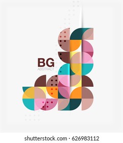 Banner de círculo moderno y elegante. Fondo de plantilla de vector para diseño de flujo de trabajo, diagrama, opciones de número o diseño web