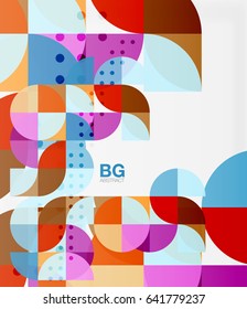 Banner de círculo moderno y elegante. Fondo de plantilla de vector para diseño de flujo de trabajo, diagrama, opciones de número o diseño web
