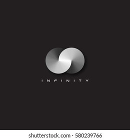 Vector modern and elegant infinity symbol illustration.