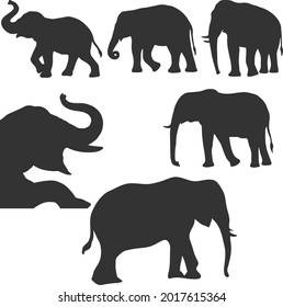 Vektordesign des modernen Elefantenlogo