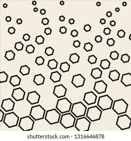 Vector - Modern Fading Hexagon Wallpaper Background