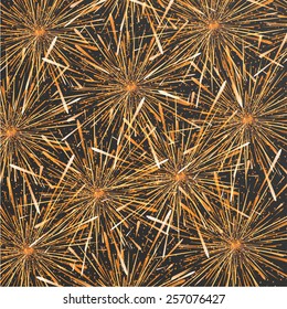 Vector modern fireworks background design. Eps10 illustration