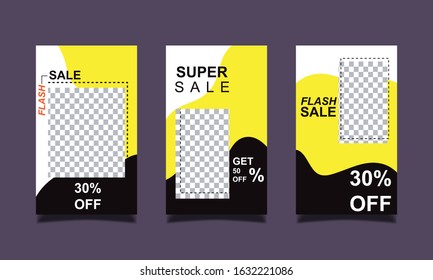Vector Modern For flash Sale Banners Design. Discount Banner Promotion Template. Special offer and sale banner discount up to 50% template design with editable text.