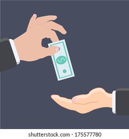 Vector modern flat business background. Eps 10