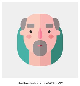 Vector modern flat and colorful icon with shadow. Design elements for mobile and web applications.
