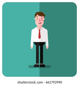 Vector modern flat and colorful icons with shadow. Design elements for mobile and web applications.