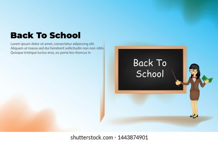  Vector modern flat education illustration Concept of online learning, university, language courses. can be use for,landing page, web, mobile app, poster, banner, flyer,kids cover Book, social media,