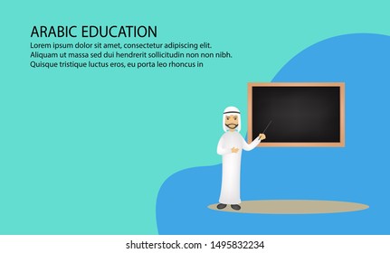 Vector modern flat education illustration Concept of online learning, university, language courses. can be use for,landing page, web, mobile app, poster, banner, flyer,kids cover Book, social media,