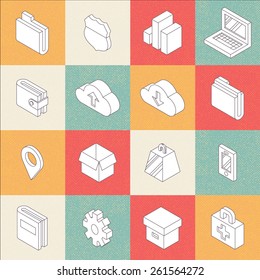 Vector Modern Flat Icons 4