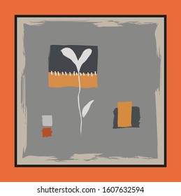 Vector Modern Floral Abstract Shapes volume 3