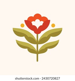Vector modern floral arrangement background. Cute delicate botanical illustration with leaves and plants.