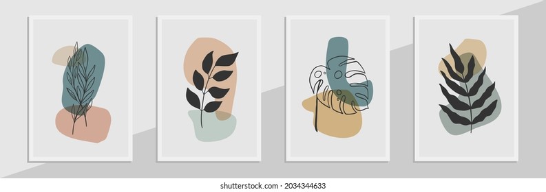 Vector modern floral banner design for social media cover, flyer, invitation card, website design, book cover, poster