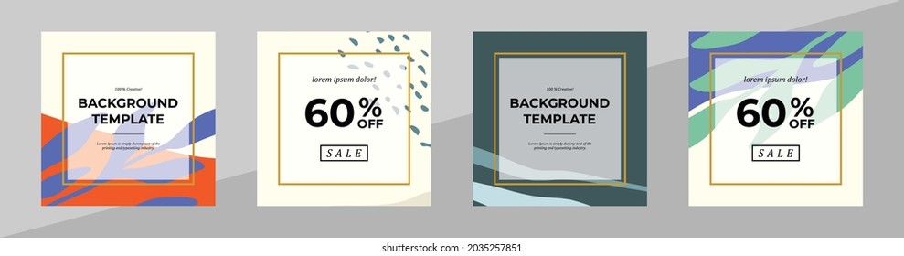 Vector modern floral banner design for social media cover, flyer, invitation card, website design, book cover, poster