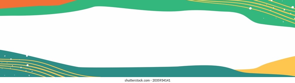 Vector modern floral banner design for social media cover, flyer, invitation card, website design, book cover, poster