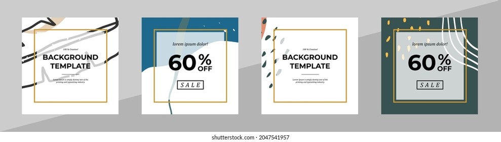 Vector modern floral banner design for social media cover, flyer, invitation card, website design, book cover, poster