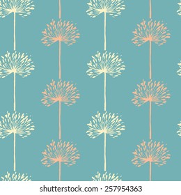 vector modern floral seamless pattern. This pattern can be used for wrapping paper, wallpaper, cover, textile design, fabric design.