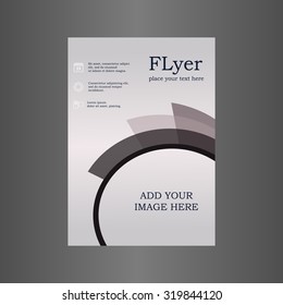 Vector modern flyer icons, brochure vector template.