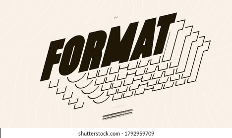 Vector modern font 3D style modern typography for decoration, logo, poster, t shirt, book, card, sale banner, printing on fabric, industrial. Cool typeface. Trendy alphabet. 10 eps