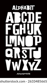 Vector of modern font and alphabet. Abstrack Font. Urban Style