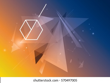 Vector of modern futuristic background