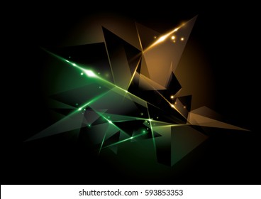 Vector of modern futuristic polygonal background