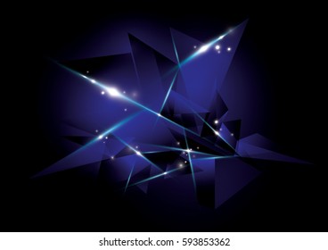 Vector of modern futuristic polygonal background