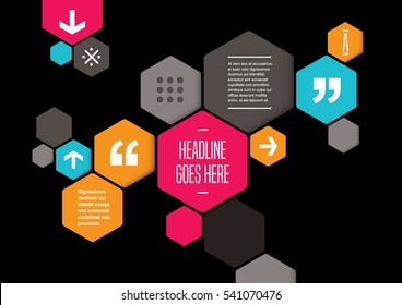 Vector of modern geometric background