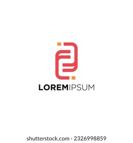 Vector modern and geometric design abstract logo