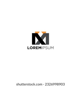 Vector modern and geometric design abstract logo